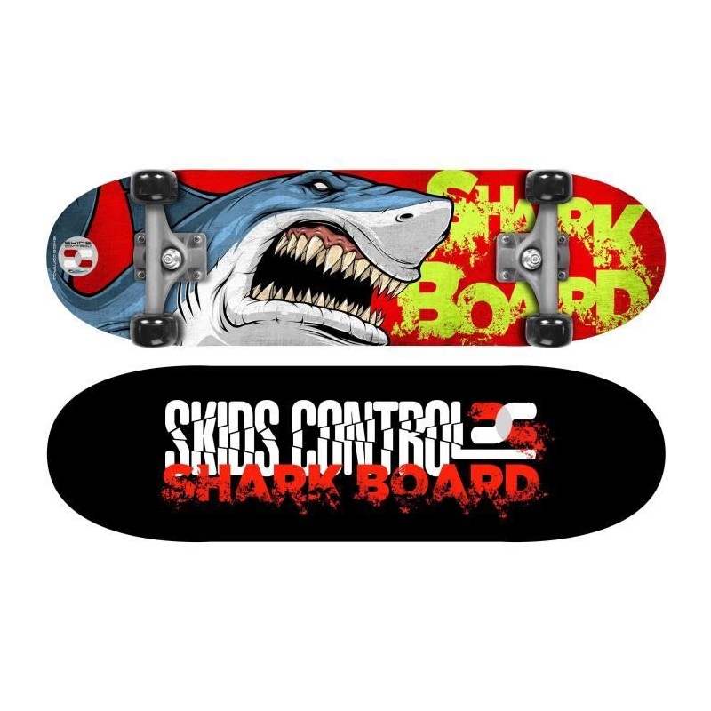 STAMP Skateboard 28 x 8 Shark Skids Control STAMP Skateboard 28 x 8 Shark Skids Control