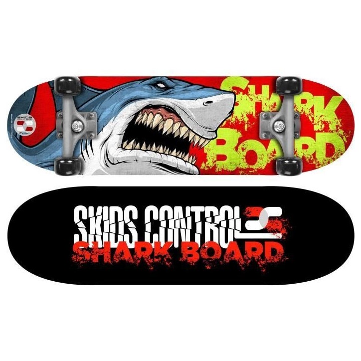 STAMP Skateboard 28 x 8 Shark Skids Control