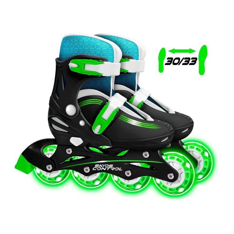 STAMP - Patins en ligne Ajustable - Roues lumineuses - Skids Control STAMP - Patins en ligne Ajustable - Roues lumineuses - Skids Control