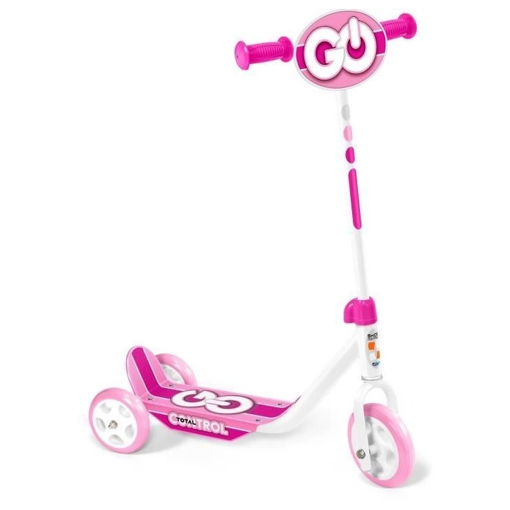 Trottinette 3 roues - STAMP - SKIDS CONTROL - Rose Trottinette 3 roues - STAMP - SKIDS CONTROL - Rose