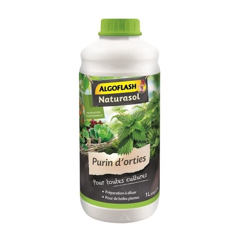 Purin d'orties - ALGOFLASH NATURASOL - Liquide - 1 L
