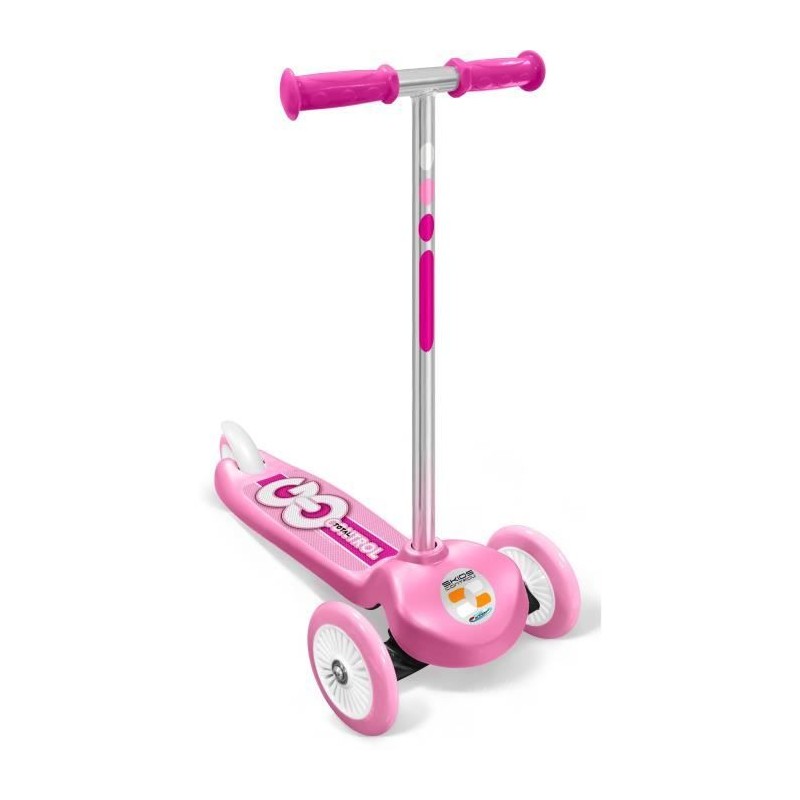 Trottinette Steering 3 roues - STAMP - SKIDS CONTROL - Rose Trottinette Steering 3 roues - STAMP - SKIDS CONTROL - Rose