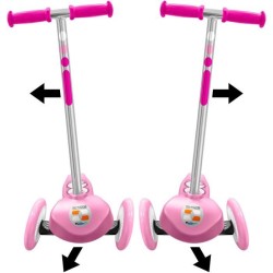 Trottinette Steering 3 roues - STAMP - SKIDS CONTROL - Rose