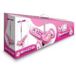 Trottinette Steering 3 roues - STAMP - SKIDS CONTROL - Rose