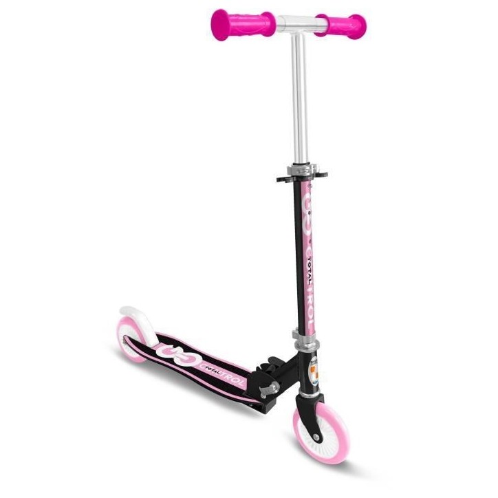 Trottinette pliable - STAMP - SKIDS CONTROL - Plateau ergonomique - Rose Trottinette pliable - STAMP - SKIDS CONTROL - Plateau ergonomique - Rose