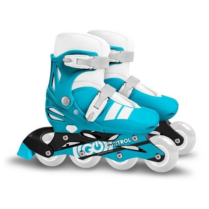 Patins en ligne ajustable - STAMP - SKIDS CONTROL - Taille 30-33 - Mixte Patins en ligne ajustable - STAMP - SKIDS CONTROL - Taille 30-33 - Mixte