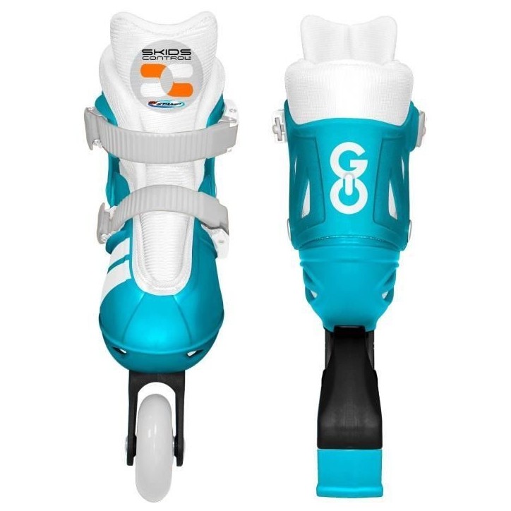 Patins en ligne ajustable - STAMP - SKIDS CONTROL - Taille 30-33 - Mixte Patins en ligne ajustable - STAMP - SKIDS CONTROL - Taille 30-33 - Mixte