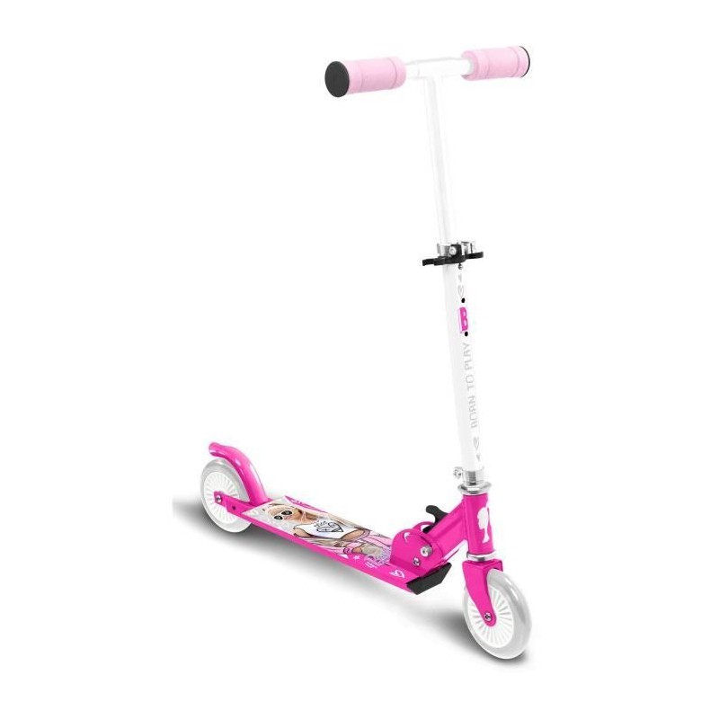 Trottinette pliable - STAMP - Barbie - Pour enfant a partir de 4 ans - Trottinette pliable - STAMP - Barbie - Pour enfant a partir de 4 ans -