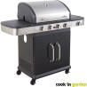 COOK'IN GARDEN Barbecue a gaz FIDGI 4 - 4 brûleurs + Side - L 133 ×