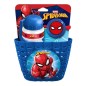 Set Corbeille + Bidon + Sonnette SPIDER-MAN - Pour Enfant a partir de 3 ans - Couleur Bleu et Rouge Set Corbeille + Bidon + Sonnette SPIDER-MAN - Pour Enfant a partir de 3 ans - Couleur Bleu et Rouge