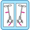 STAMP - Trottinette Steering 3 roues - Spidey
