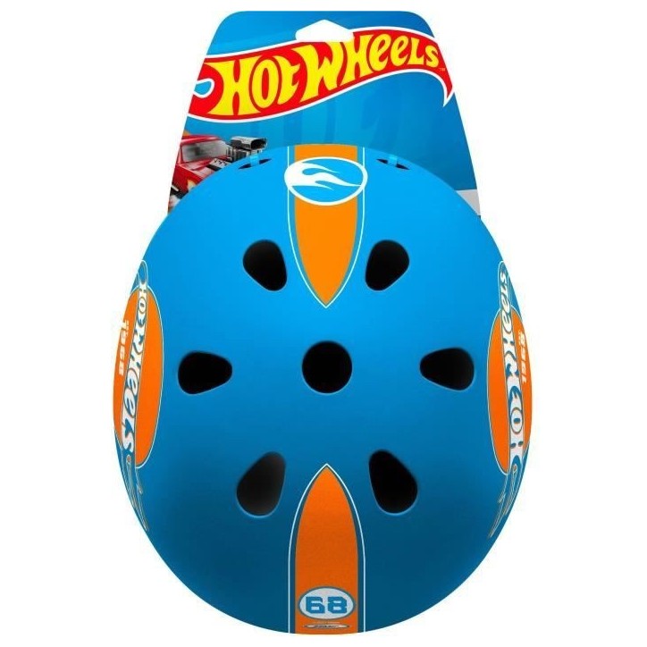Casque Skate STAMP - Hot Wheels - Taille 53/57cm - Confortable et Ajustable - Garçon Casque Skate STAMP - Hot Wheels - Taille 53/57cm - Confortable et Ajustable - Garçon