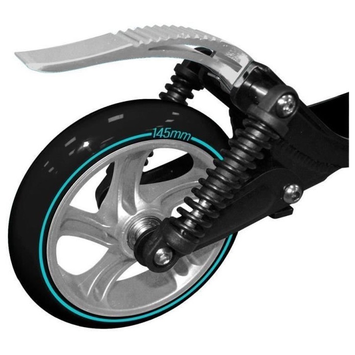 Trottinette pliable ajustable double suspensions 145mm - SKIDS CONTROL CARBONE - JK525145