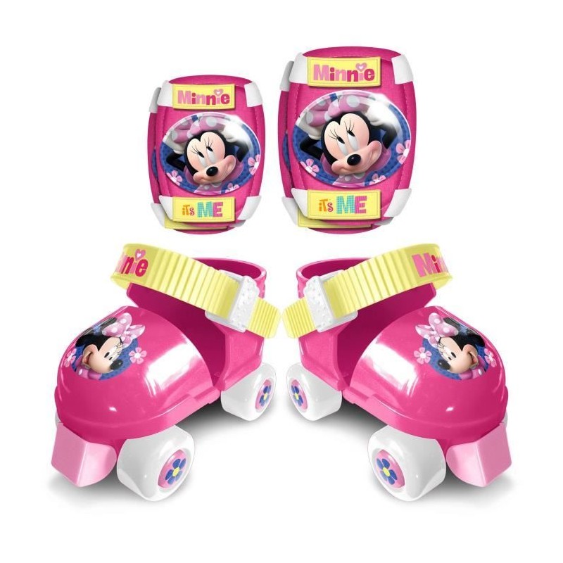 Set patins a roulettes + protections DISNEY MINNIE - Fille - Taille aj