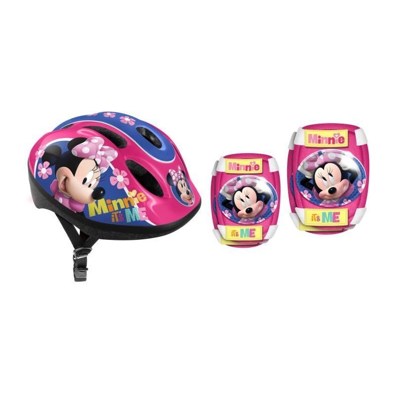 DISNEY MINNIE Combo casque + genouilleres + coudieres DISNEY MINNIE Combo casque + genouilleres + coudieres