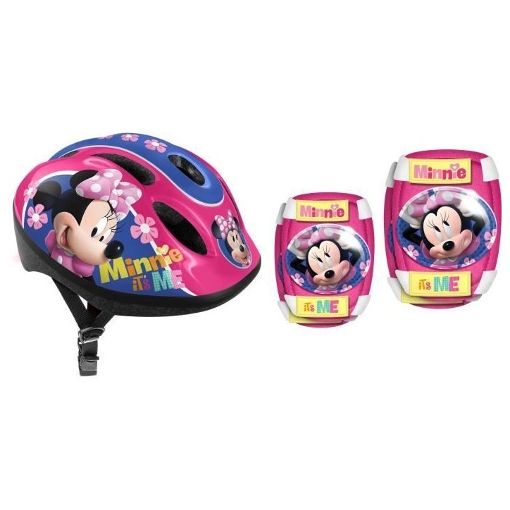 DISNEY MINNIE Combo casque + genouilleres + coudieres DISNEY MINNIE Combo casque + genouilleres + coudieres