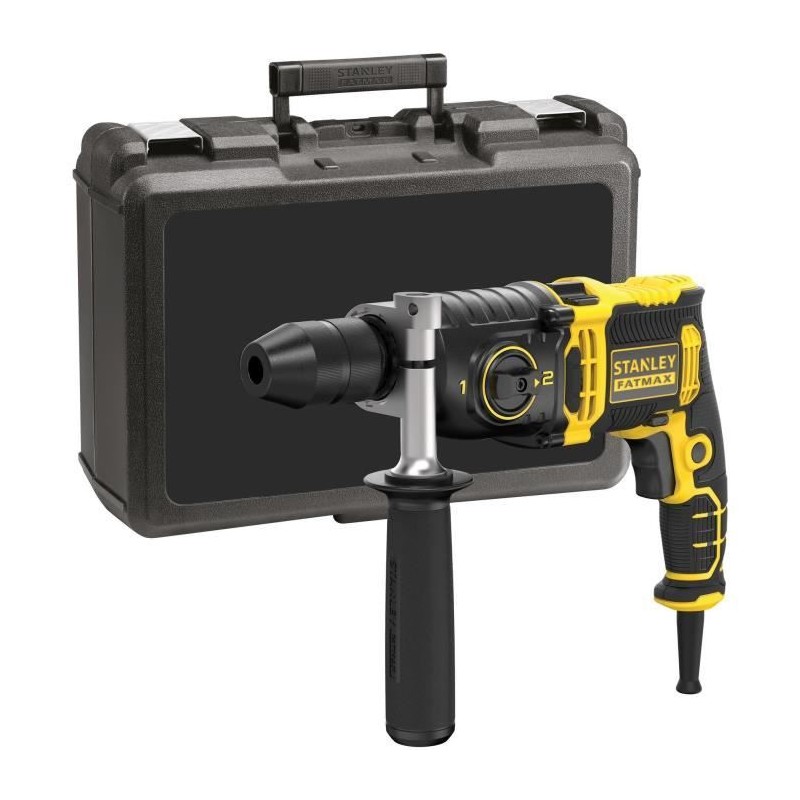 Perceuse a percussion - STANLEY FATMAX - FMEH850K-QS - 850W - 13mm - 2 Perceuse a percussion - STANLEY FATMAX - FMEH850K-QS - 850W - 13mm - 2