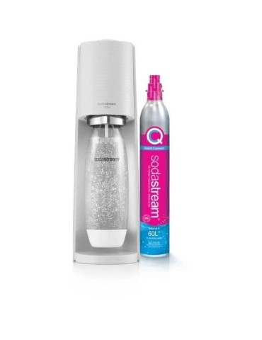 Machine a soda SODASTREAM TERRA Blanche - Cylindre Quick Connect - Bouteille 1L compatible lave-vaisselle