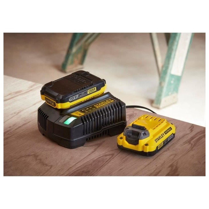 Visseuse a impacts - STANLEY FATMAX V20 - SFMCF810D2K-QW - 170 Nm Brushless - Lithium 18V - 2 Batteries 2Ah