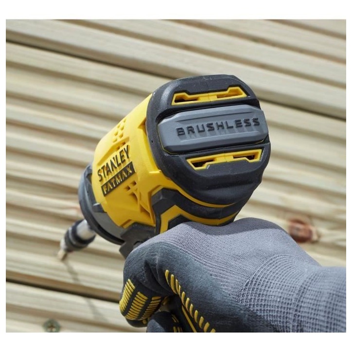 Visseuse a impacts - STANLEY FATMAX V20 - SFMCF820D2K-QW - 190 Nm Brushless - Lithium 18V - 2 Batteries 2Ah