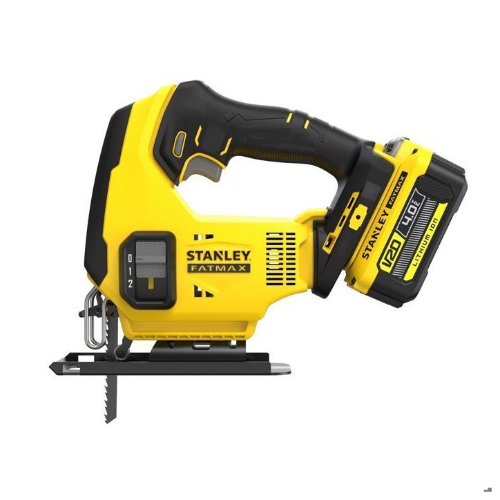 Scie Sauteuse - STANLEY FATMAX V20 - SFMCS600M2K-QW - Lithium 18V - 2 Batteries 4Ah Scie Sauteuse - STANLEY FATMAX V20 - SFMCS600M2K-QW - Lithium 18V - 2 Batteries 4Ah