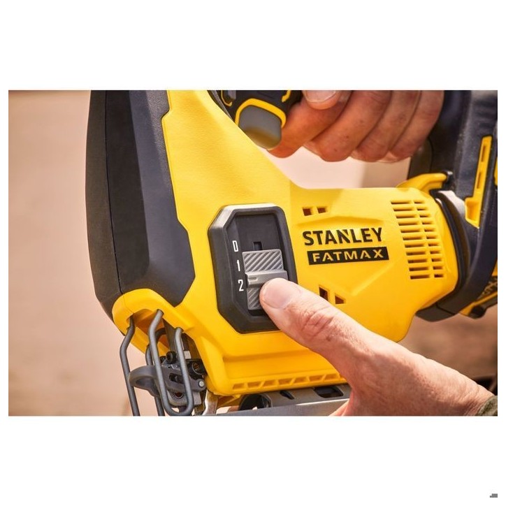 Scie Sauteuse - STANLEY FATMAX V20 - SFMCS600M2K-QW - Lithium 18V - 2 Batteries 4Ah Scie Sauteuse - STANLEY FATMAX V20 - SFMCS600M2K-QW - Lithium 18V - 2 Batteries 4Ah