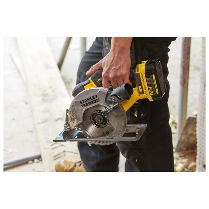 Scie Circulaire - STANLEY FATMAX V20 - SFMCS500B-XJ - 165 mm - Lithium 18V - Sans Batterie Scie Circulaire - STANLEY FATMAX V20 - SFMCS500B-XJ - 165 mm - Lithium 18V - Sans Batterie