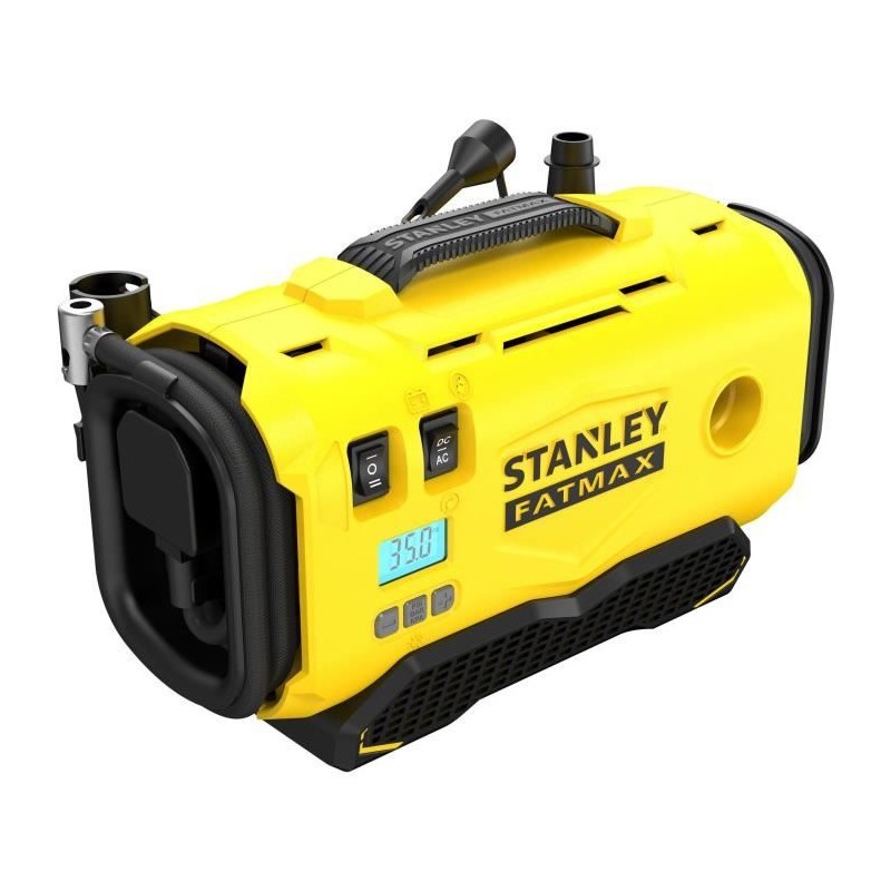 Gonfleur Compresseur - STANLEY FATMAX V20 - SFMCE520B-QW - Lithium 18V Gonfleur Compresseur - STANLEY FATMAX V20 - SFMCE520B-QW - Lithium 18V