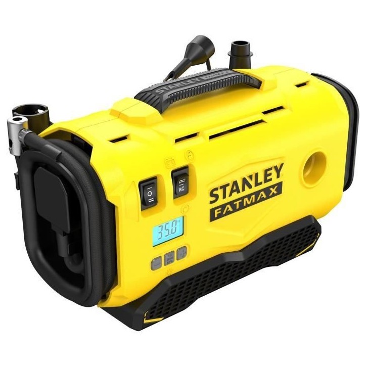 Gonfleur Compresseur - STANLEY FATMAX V20 - SFMCE520B-QW - Lithium 18V - 11 bars - Sans Batterie