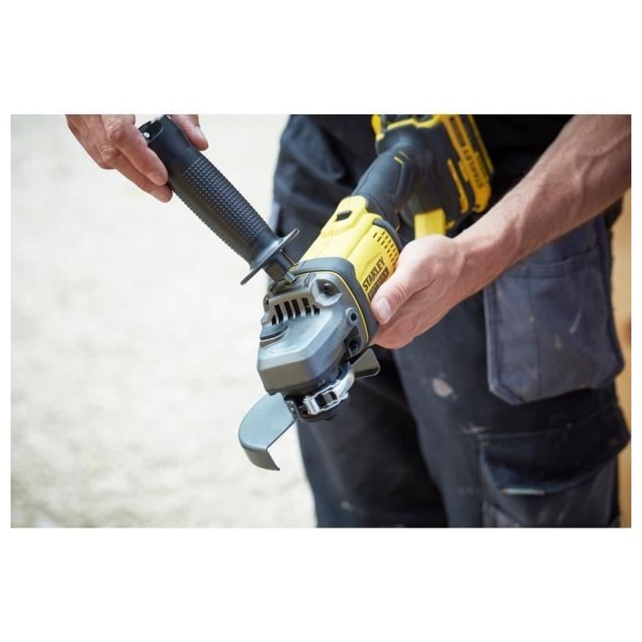 Meuleuse 125 mm - Lithium 18V - 1 Batterie 4Ah - STANLEY FATMAX V20 - SFMCG400M1K-QW Meuleuse 125 mm - Lithium 18V - 1 Batterie 4Ah - STANLEY FATMAX V20 - SFMCG400M1K-QW