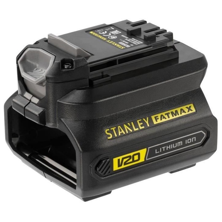 Adaptateur de Batterie - STANLEY FATMAX V20 - SFMCB100-XJ - Sur Outils 18V Gamme 2019 Adaptateur de Batterie - STANLEY FATMAX V20 - SFMCB100-XJ - Sur Outils 18V Gamme 2019