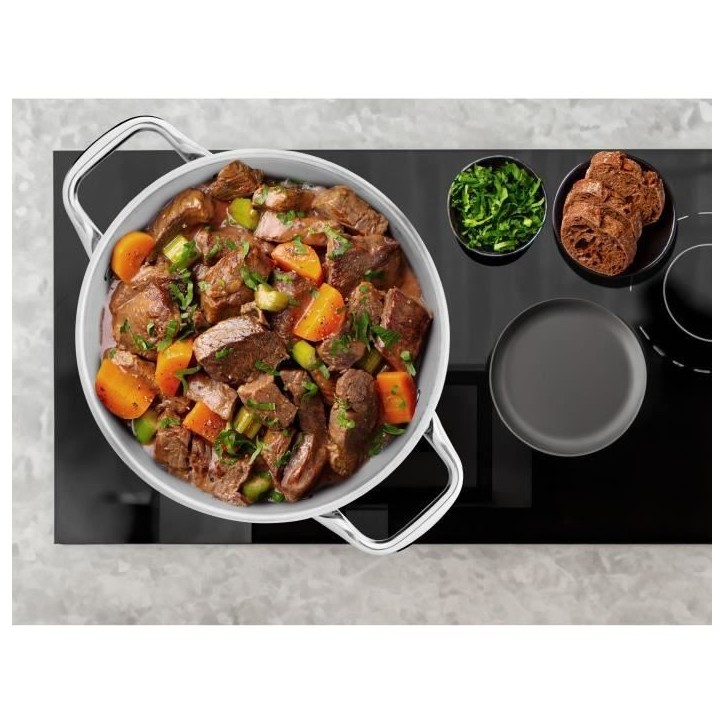 AM2513 Arthur Martin Marmite 28 cm avec couvercle – Acier Inoxydable – Tous feux dont induction