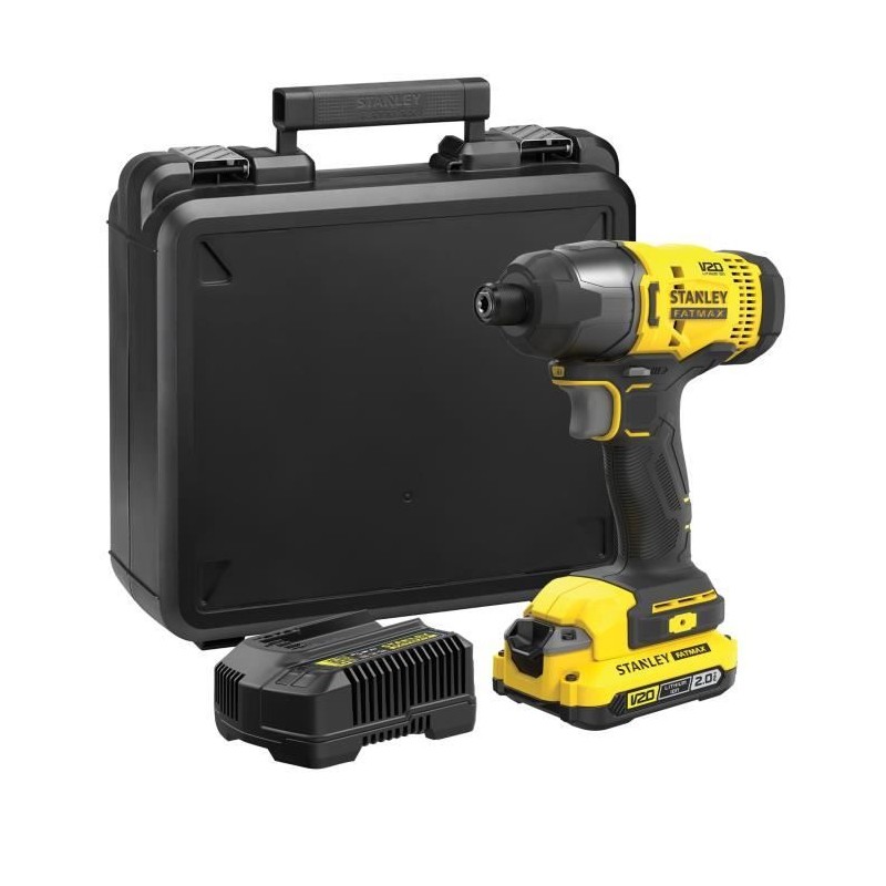 Visseuse a impact sans fil + batterie 2Ah + chargeur - 18V - Stanley F Visseuse a impact sans fil + batterie 2Ah + chargeur - 18V - Stanley F