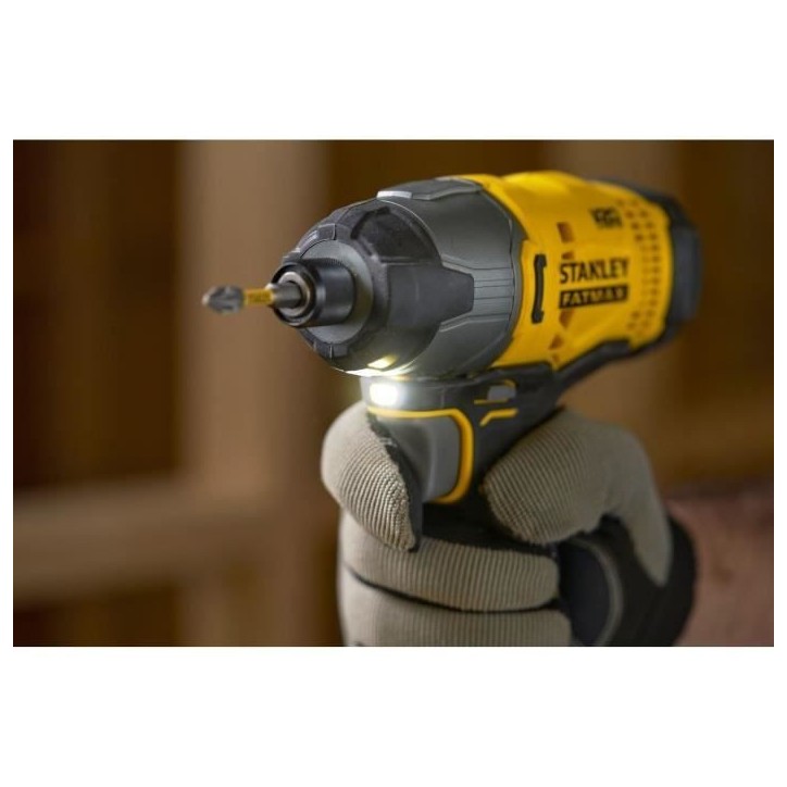 Visseuse a impact sans fil + batterie 2Ah + chargeur - 18V - Stanley Fatmax - SFMCF800D1K-QW Visseuse a impact sans fil + batterie 2Ah + chargeur - 18V - Stanley Fatmax - SFMCF800D1K-QW