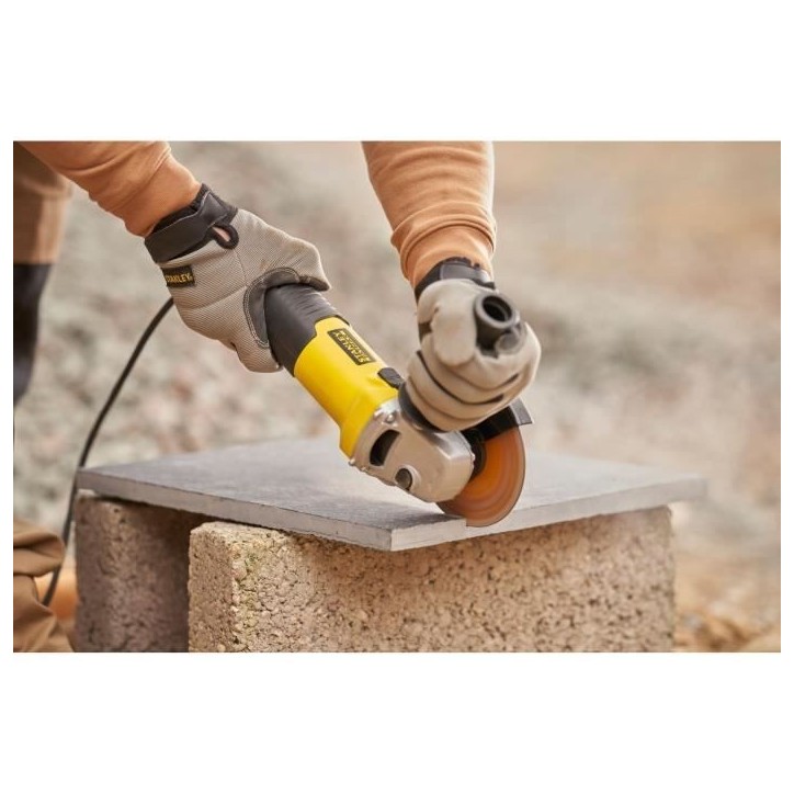 Meuleuse d'angle filaire - Stanley Fatmax - FMEG225VS-QS - 1100W - 125 mm