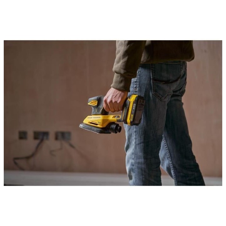 Ponceuse de finition - STANLEY FATMAX V20 - SFMCW221B-XJ - Batterie Lithium (sans) - 18V