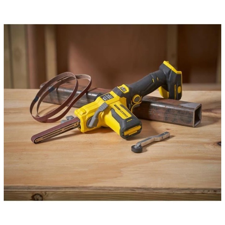 Lime Électrique - STANLEY FATMAX V20 - SFMCE210B-XJ - 13 mm - Lithium 18V - Sans Batterie Lime Électrique - STANLEY FATMAX V20 - SFMCE210B-XJ - 13 mm - Lithium 18V - Sans Batterie