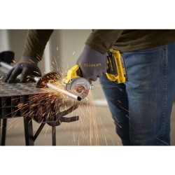 Mini Scie Circulaire - STANLEY FATMAX V20 - SFMCM300D2-QW - 75 mm Brus