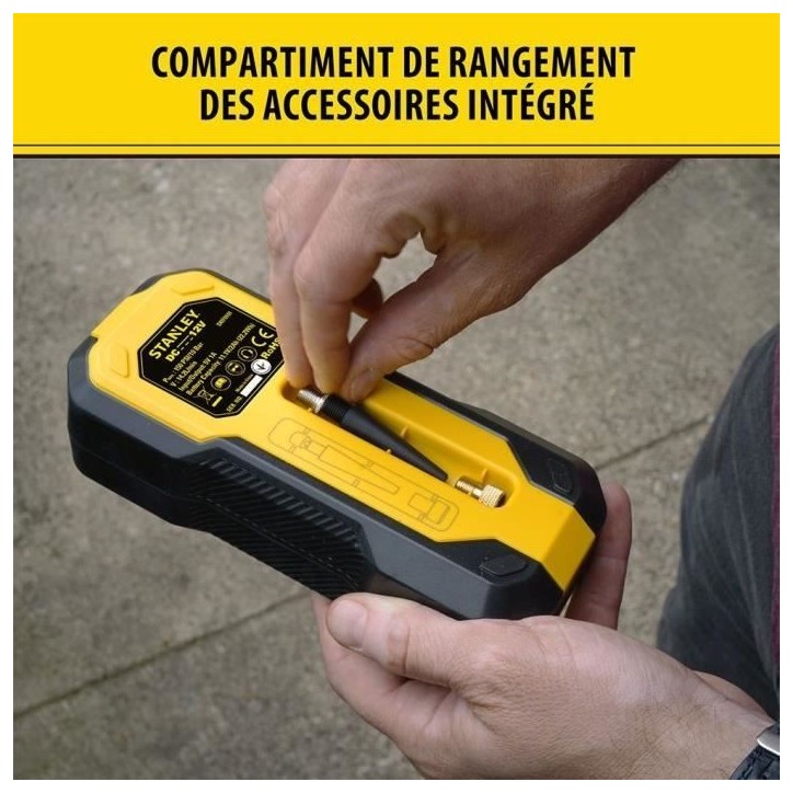 Gonfleur 2-en-1 - STANLEY - 425001 - Sans batterie Gonfleur 2-en-1 - STANLEY - 425001 - Sans batterie
