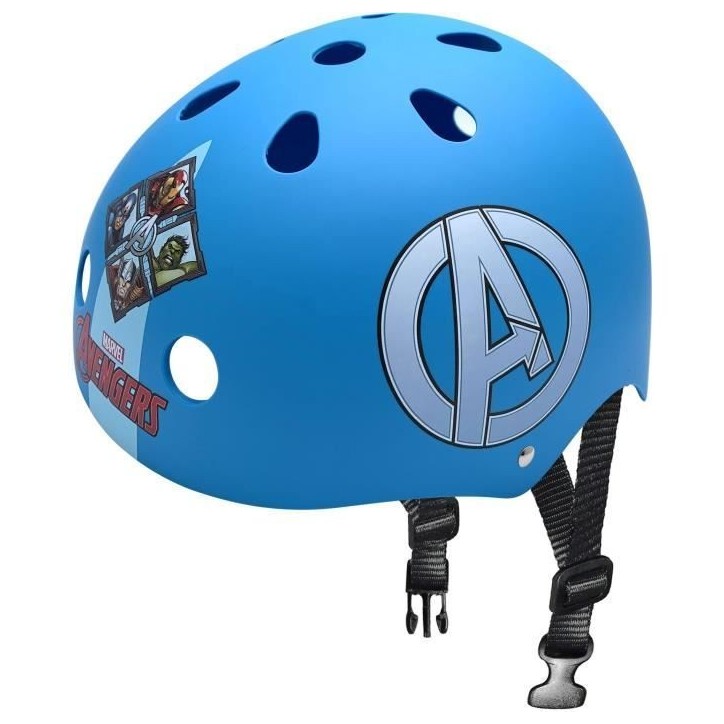 Casque Skate Avengers - STAMP - Taille 54-60 cm - Enfant - Noir Casque Skate Avengers - STAMP - Taille 54-60 cm - Enfant - Noir