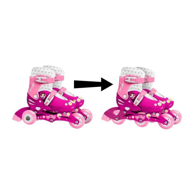 DISNEY PRINCESSES Patins en Ligne Ajustable 27-30 2en1 Triskate DISNEY PRINCESSES Patins en Ligne Ajustable 27-30 2en1 Triskate