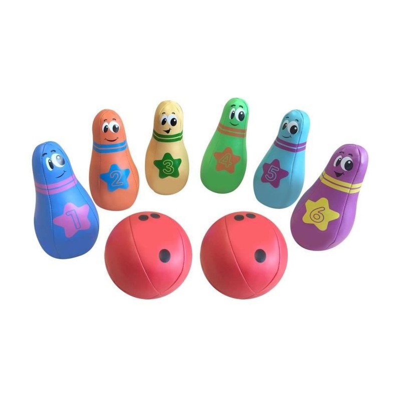 STAMP Pack Bowling 6 Quilles 2 Boules STAMP Pack Bowling 6 Quilles 2 Boules
