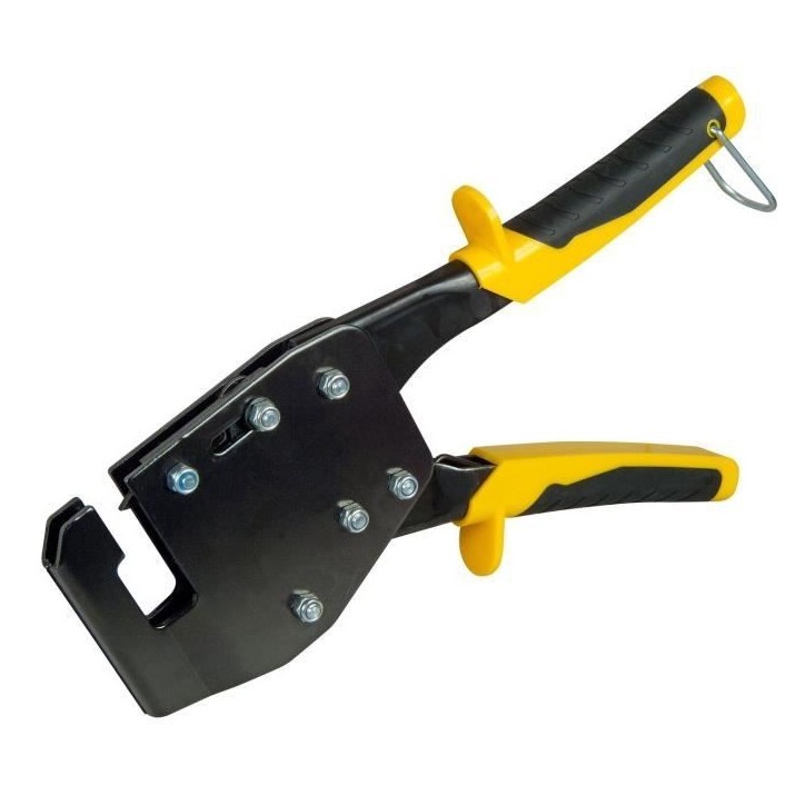 Pince a sertir de plaquiste - Stanley - Pour profils métalliques - Fixation permanente - Sertissage facile Pince a sertir de plaquiste - Stanley - Pour profils métalliques - Fixation permanente - Sertissage facile