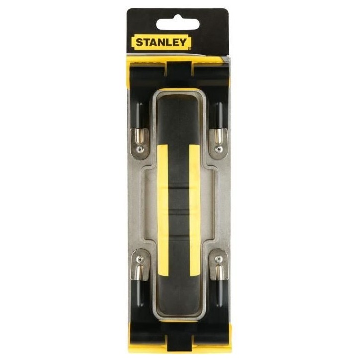 Ponceuse manuelle a clip STANLEY - STHT0-05927 - Corps en aluminium nervuré - 230 x 80 mm Ponceuse manuelle a clip STANLEY - STHT0-05927 - Corps en aluminium nervuré - 230 x 80 mm