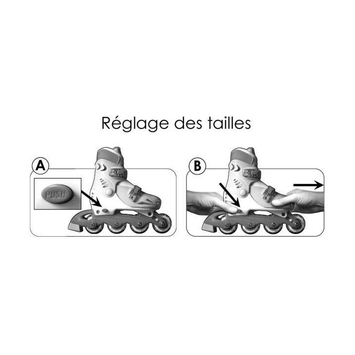 Patins en Ligne Ajustable SPIDERMAN - STAMP - Taille 30-33 - Garçon - A partir de 6 ans Patins en Ligne Ajustable SPIDERMAN - STAMP - Taille 30-33 - Garçon - A partir de 6 ans
