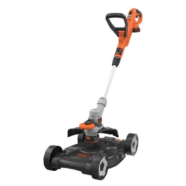 Coupe-bordures 3 en 1 sans fil + batterie 2Ah + chargeur - BLACK&DECKER - STC1820CM-QW - 18V - 28cm - dresse-bordures + tonte Coupe-bordures 3 en 1 sans fil + batterie 2Ah + chargeur - BLACK&DECKER - STC1820CM-QW - 18V - 28cm - dresse-bordures + tonte