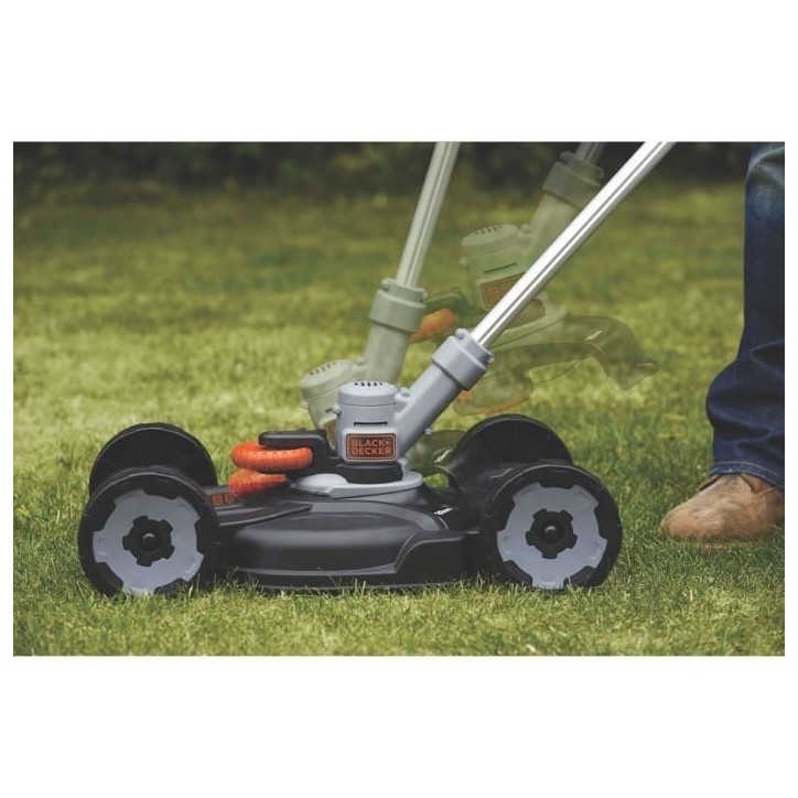 Coupe-bordures 3 en 1 sans fil + batterie 2Ah + chargeur - BLACK&DECKER - STC1820CM-QW - 18V - 28cm - dresse-bordures + tonte Coupe-bordures 3 en 1 sans fil + batterie 2Ah + chargeur - BLACK&DECKER - STC1820CM-QW - 18V - 28cm - dresse-bordures + tonte