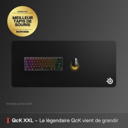 Tapis de souris gaming - STEELSERIES - QCK XXL - Avec surface micro ti