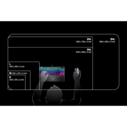 Tapis de souris gaming - STEELSERIES - QCK 3XL - Surface micro tissée