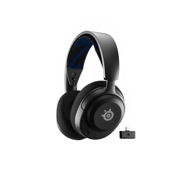 Casque Gaming Sans fil - STEELSERIES - Arctis Nova 5P - Noir - ClearCast 2.0 - Autonomie 36 heures